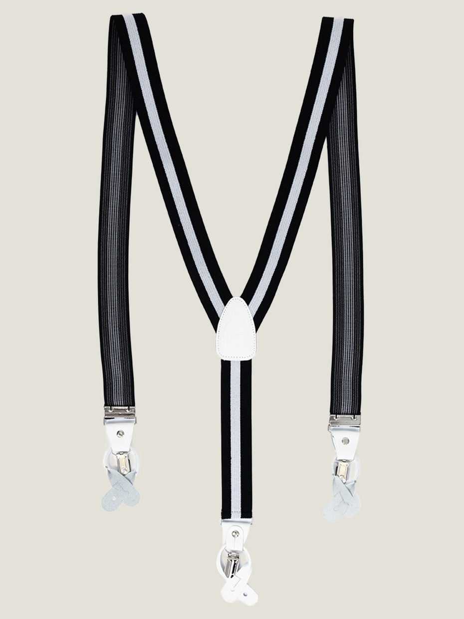 Black/White Suspender