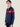 Roter Block-Hoodie