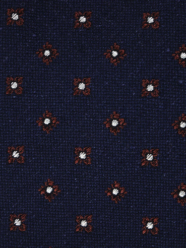 Corbata de seda índigo Lenola