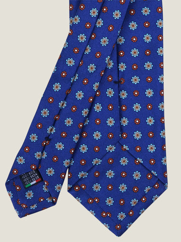 Corbata de seda índigo Lenola
