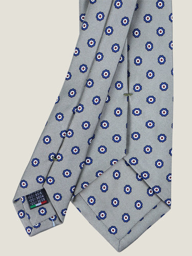 Corbata de seda índigo Lenola