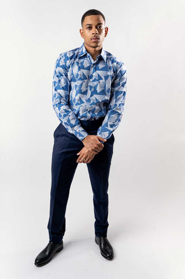 Camisa azul Edmonton