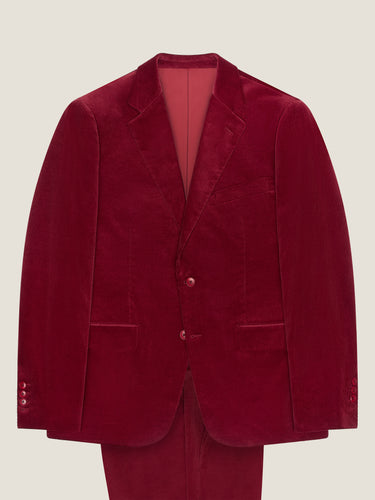 Maroon Corduroy Suit