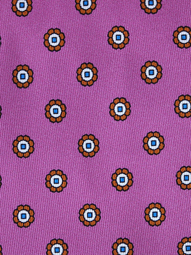 Corbata de seda índigo Lenola