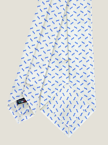Corbata de seda índigo Lenola