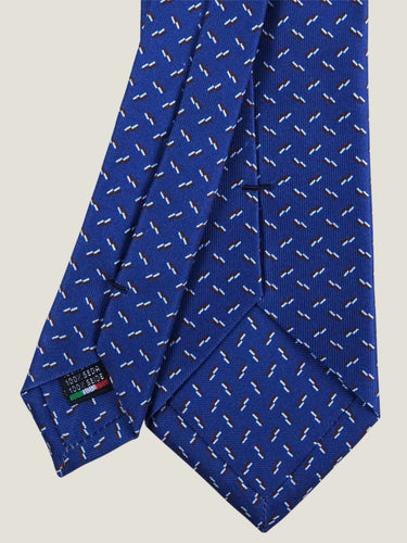 Corbata de seda índigo Lenola