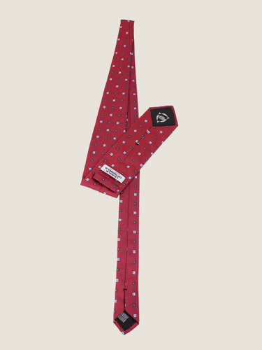 Corbata de seda Lago Roja