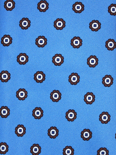 Corbata de seda índigo Lenola