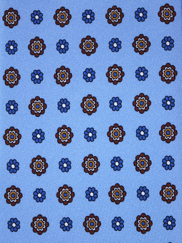 Corbata de seda índigo Lenola