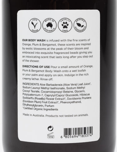 Body Wash - Orange + Plum + Bergamot
