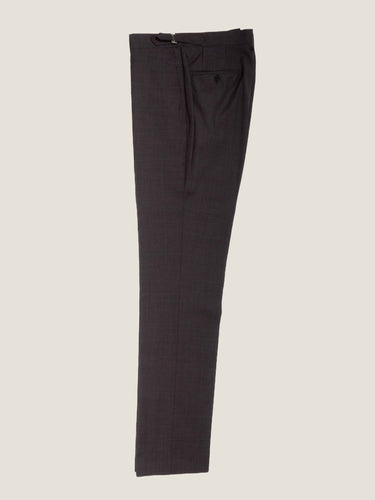 Brown Plaid Trouser
