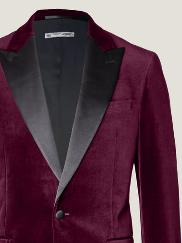 Burgundy Velvet Jacket