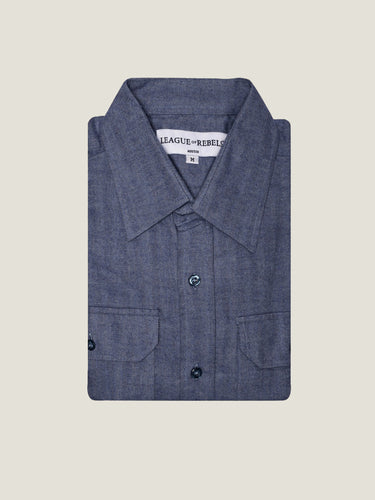 Indigo Parka Shirt