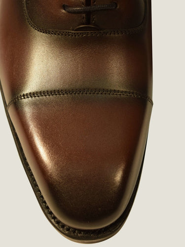 Zapato Bhora Marrón Bruñido