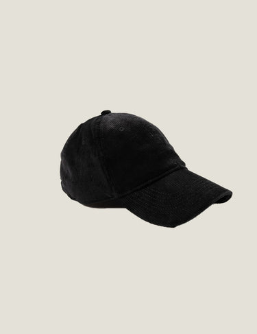Black Corduroy Hat