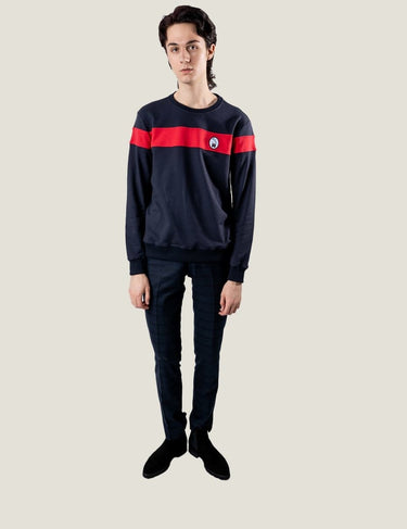 Red Block Pullover