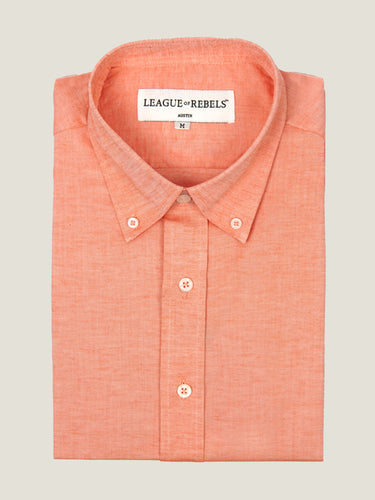 SS Linen Peach Shirt