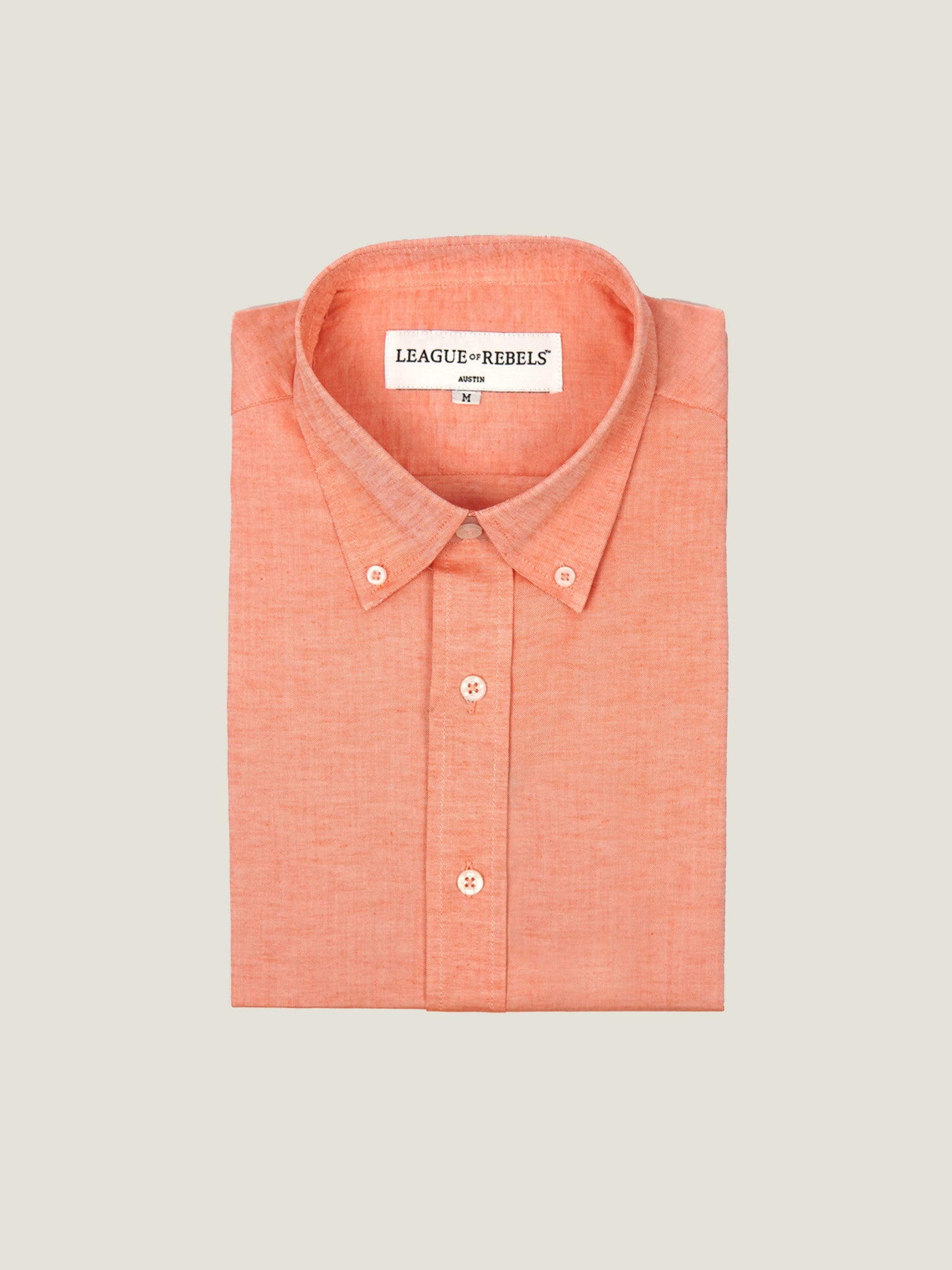 SS Linen Peach Shirt