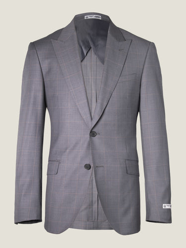 SB2 Traje gris ventana