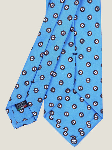 Corbata de seda índigo Lenola